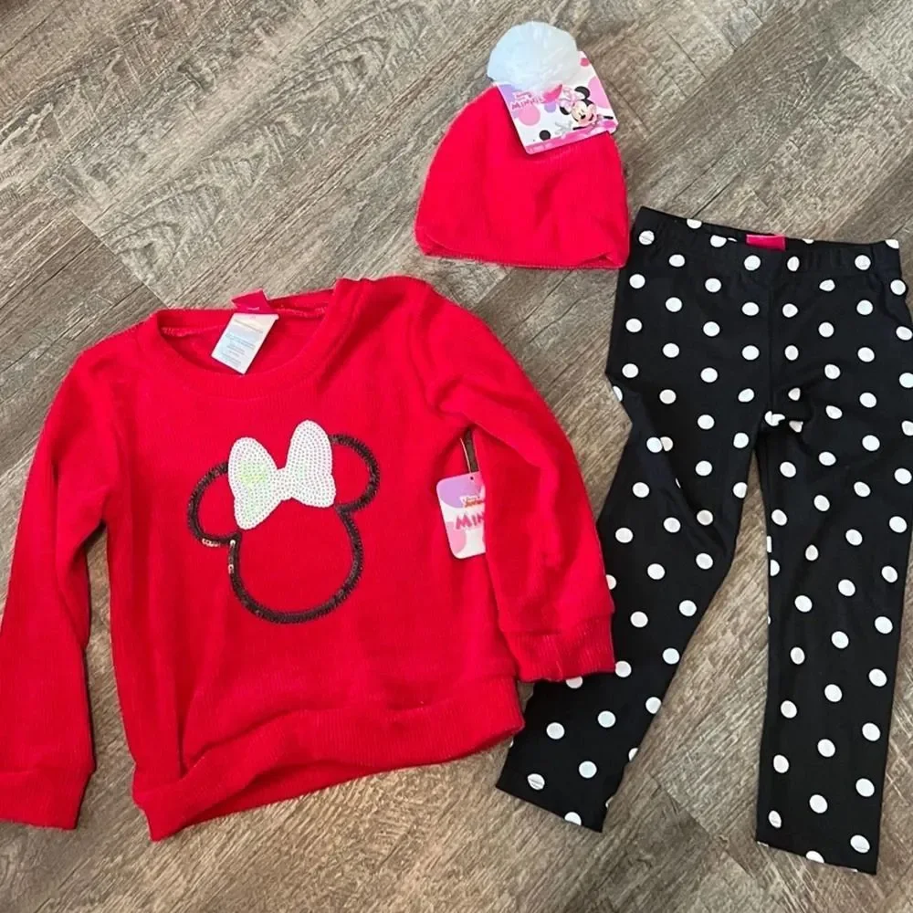 Disney's Minnie Mouse 3-Piece Set-Size 4T